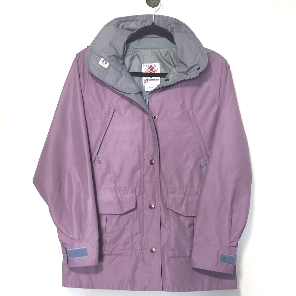 Vintage Columbia Gore-Tex 80's 90's Field Ski Rain Hooded Jacket Women's Small - Picture 16 of 16